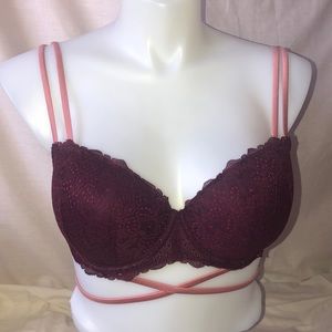 Pink Victoria’s Secret bra!
